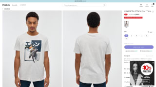 Camiseta Attack on Titan por 4,49€