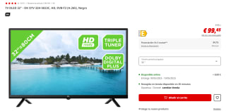 Televisor DLED 32" - OK OTV 32H-5023C, HD, DVB-T2 (H.265) por 99.45€