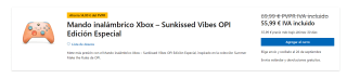 Xbox Mando Inalámbrico Sunkissed Vibes OPI Special Edition por 55,99€