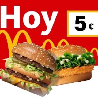 Oferta flash semanal 2 Big mac o 2 Mc pollo por 5€