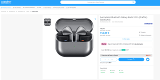 Samsung galaxy buds 3 pro a tan solo 154,89€