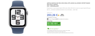 Apple Watch SE 3ra Gen 2024 GPS 40mm por 203,26€