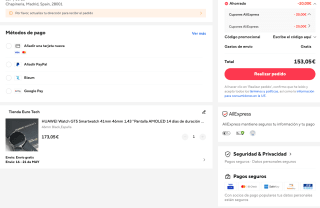 Reloj HUAWEI Watch GT 5 46mm AMOLED 1,43" GPS BT5.2 iOS/Android a solo 153,05€