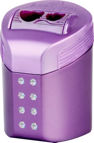 Faber-Castell RollOn Sparkle Caja de afilar con doble agujero por 3,15€