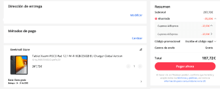 Tablet Xiaomi POCO Pad 12.1 Wi-Fi 8GB/256GB Global Version por 187,72€