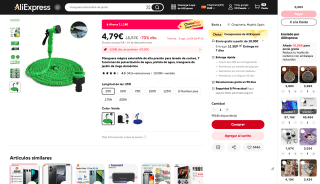 Manguera mágica extensible de alta presión por 4,79€