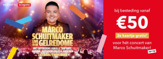 Gratis 2e kaartje voor Marco Schuitmaker live in Gelredome bij Scapino bij besteding vanaf €50