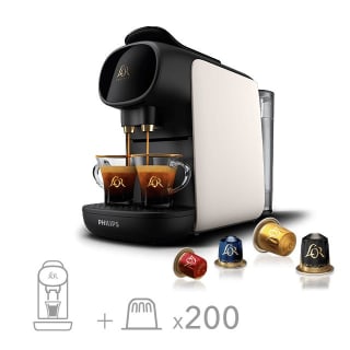 Cafetière L'Or Barista Sublime LM9012 Noir + 200 capsules à 69,88€