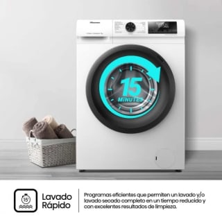 Lavadora Hisense 8kg por 230,59€