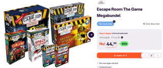 Escape Room The Game Megabundel voor €44,95 bij Ibood