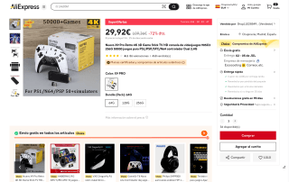 Consola Retro Stick X9 PRO por 29,92€