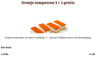 3+1 gratis op tompoezen bij Bakker Bart