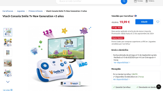 Vtech Consola Smile TV New Generation por 19,99€