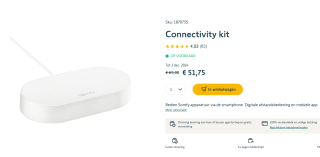 Somfy Connectivity Aansluitingskit voor €51,75 bij Somfy