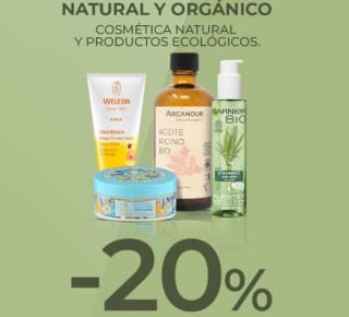 Descuento 20% EXTRA en Cosmética Natural en Primor
