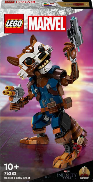 LEGO Marvel Rocket en Baby Groot - voor €39,49 bij Bol.com
