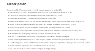 Nueva Televisión LED 43 pulgadas Cecotec A1 2023 4K por solo 259€