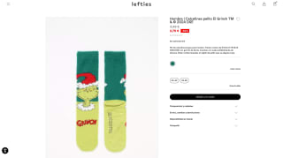 Lefties Hombre Calcetines pelito El Grinch por 2,79€