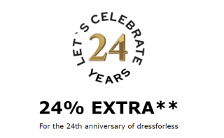 24% extra korting op de sale tot 80% bij Dress-for-less