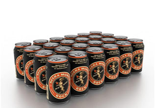 Damm - Cerveza Negra Bock-Damm, Pack de 24 Latas 33cl | Cerveza Negra Estilo Múnich, Elaborada con Maltas Tostadas, 100% Ingredientes Naturales por 13.89€