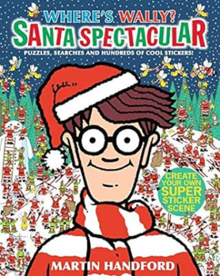 Score Where's Wally? Santa Spectacular sticker activity book paperback at Amazon for £3.35