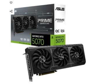 Tarjeta Gráfica ASUS PRIME GeForce RTX 5070 OC 12GB GDDR7 Reflex 2 RTX AI DLSS4 por solo 669€