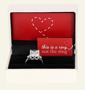 90% korting op Zilverkleurige bijoux ring - Not the ring bij Lucardi