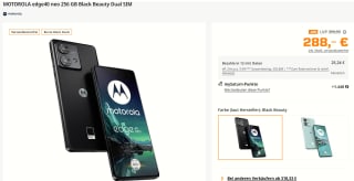 Motorola Edge 40 Neo 256GB Zwart voor €288 bij Saturn in Duitsland