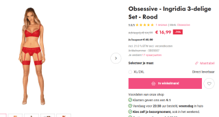 3-delige set Ingridia Obsessive voor €16,99 bij EasyToys