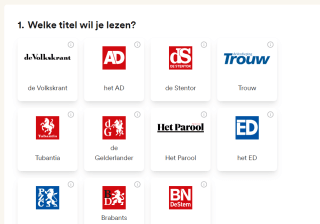 4 weken de krant voor €4 via kiosk.nl