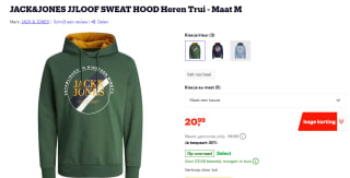 JACK&JONES Heren Trui voor €20,99 bij Bol.com
