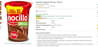 Pack x3 Nocilla Original Tarrina 750gr por 11.90€