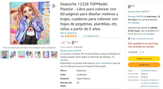 TOPModel Popstar - Libro para colorear con 60 páginas por 8,36€