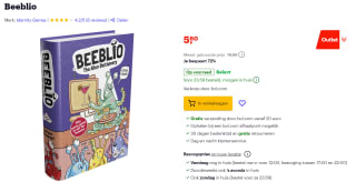 Het spel Beeblio met €5,60 bij Bol.com