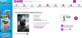 Poster Assassin´s Creed Valhalla a tan solo 1€