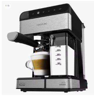 Cafetera Semiautomática marca Cecotec Power Instant-ccino 20 táctil Serie Nera 82,89€