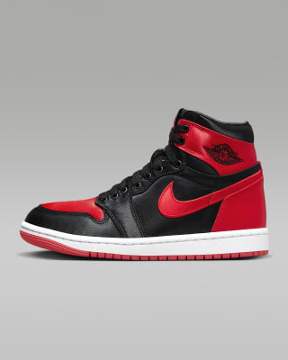 Air Jordan 1 High OG 'Satin Bred' dames sneakers voor €94,99 in de Nike store