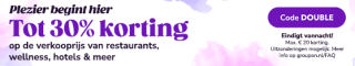 Tot 30% korting bij Groupon