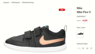 Nike Pico kinderschoen voor €14,99 bij Schuurman Schoenen