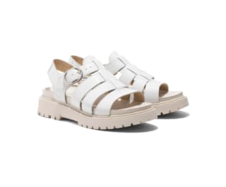 Sandalias Timberland Clairemont Way Fisherman blanco mate mujer por 49.5€
