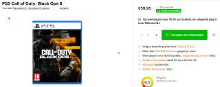 Call of Duty: Black Ops 6 - voor €59,95 bij AllYourGames
