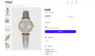 Reloj para Mujer marca Fossil Carlie correa de piel por 47€