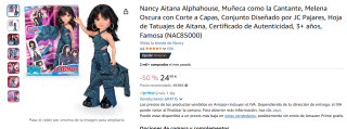 Muñeca Nancy Aitana Alphahouse por 24,99€