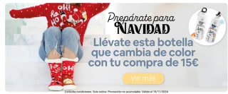 Regalo de botella que cambia de color por tu compra de 15€