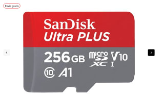 Tarjeta Micro SDXC SanDisk Ultra PLUS 256 GB 160 MB/s UHS-I V10 A1 C10 Adaptador SD Multicolor por solo 19,99€