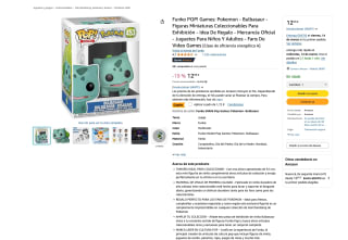Funko POP! Games: Pokemon Bulbasaur por solo 11,27€