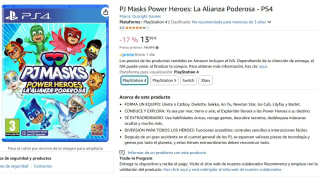 Juego para PS4 PJ Masks Power Heroes: La Alianza Poderosa por 13,99€