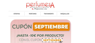Descuento de 10€ y 5€ según producto