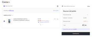 Juego Nintendo Switch Leyendas Pokémon: Arceus por 27.73€