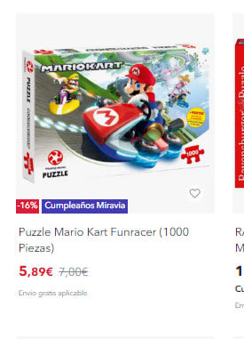 Recopilacion de puzzles desde 2,99€ (miravia)